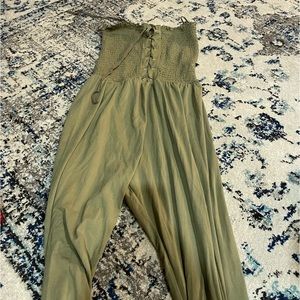 Small strapless romper